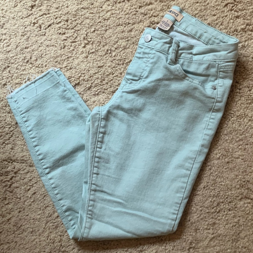Light green pants